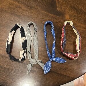 Set of Four Stylish Headbands